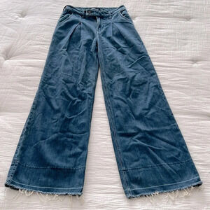 Ei8ht Dreams Estilo Vintage Style Mid Rise Pleated Wide Leg Pants 25 $258